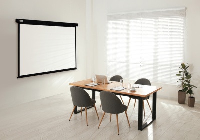 Экран Cactus 100" 180x180см Wallscreen CS-PSW-180X180-BK 1:1 настенно-потолочный рулонный черный