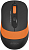 Мышь A4Tech Fstyler FG10S черный/оранжевый оптическая 2000dpi silent беспров. USB для ноутбука 4but (FG10S ORANGE)