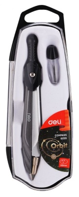 Циркуль Deli EG20502 в компл.:набор грифелей