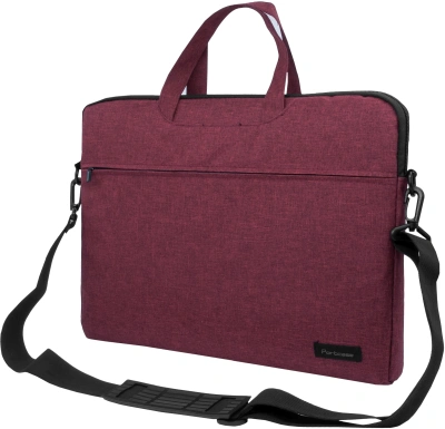 Сумка для ноутбука 15.6" Portcase KCB-165 Bordo бордовый нейлон/полиэстер