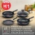 Сковорода Tefal Force 4218024 круглая 24см покрытие: антипригарное ручка несъемная (без крышки) черный (9100048315)
