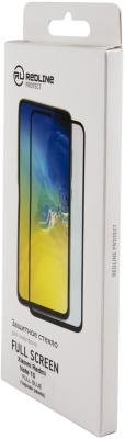 Защитное стекло для экрана Redline УТ000024054 черный для Xiaomi Redmi Note 10/10s прозрачная