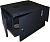 Шкаф коммутационный Lanmaster (TWT-CBWNM-12U-6X6-BK) настенный 12U 600x600мм пер.дв.металл черный