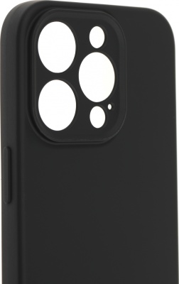 Чехол (клип-кейс) BoraSCO для Apple iPhone 15 Pro Microfiber Case черный (72429)