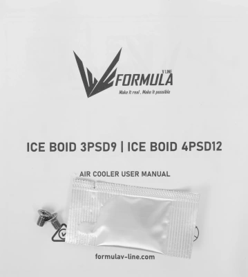 Устройство охлаждения(кулер) Formula Ice Boid 4PSD12 Soc-AM5/AM4/1200/1700/1851 черный 4-pin 34.3dB Al+Cu 200W 448gr Ret