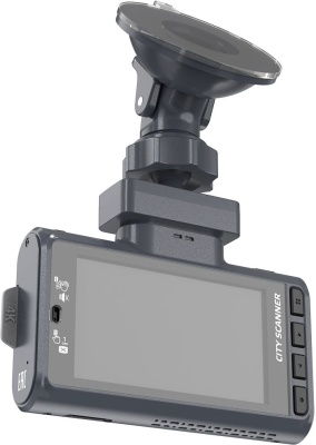 Видеорегистратор Silverstone F1 CityScanner 4K Wi-Fi черный 2Mpix 2160x3840 2160p 140гр. GPS AIT 8629
