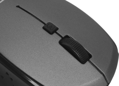 Мышь Оклик 488MW черный/серый оптическая 1600dpi беспров. USB для ноутбука 4but (1196571)
