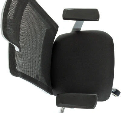 Кресло эргономичное Бюрократ MC-G612N-H черный Elastic-102 Neo Black сетка/ткань с подголов. крестов. металл хром