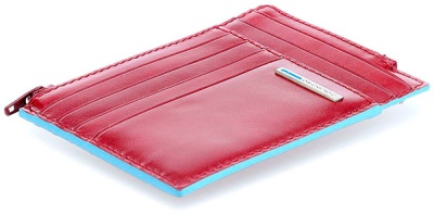 Чехол для кредитных карт Piquadro Blue Square PU1243B2R/R красный натур.кожа