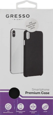 Чехол (клип-кейс) Gresso для Xiaomi Redmi Note 10T Meridian черный (GR17MRN1114)