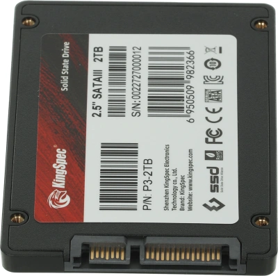 Накопитель SSD Kingspec SATA-III 2TB P3-2TB 2.5"