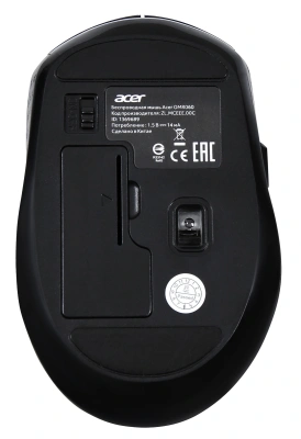 Мышь Acer OMR060 черный оптическая 1600dpi беспров. USB 6but (ZL.MCEEE.00C)