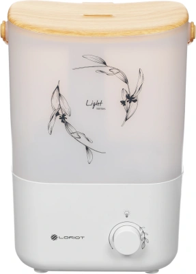 Увлажнитель воздуха Loriot Light 25Вт (ультразвуковой) белый/серый
