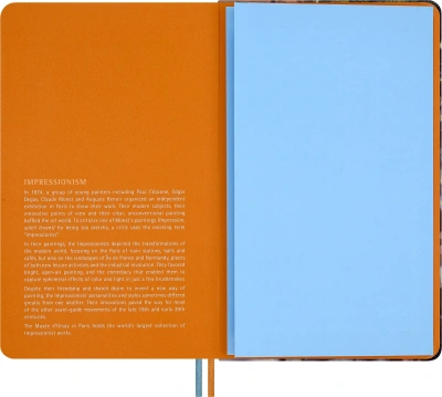 Блокнот Moleskine LIMITED EDITION MUSEE D`ORSAY SKBOXL6911S1NL Large 130х210мм обложка текстиль 176стр. линейка подар.кор. синий