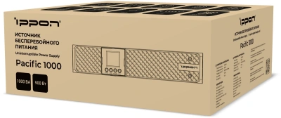 Источник бесперебойного питания Ippon Pacific 1000 900Вт 1000ВА черный