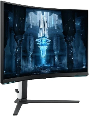 Монитор Samsung 32" Odyssey Neo G8 S32BG850NMXUE белый VA LED 16:9 HDMI полуматовая HAS Piv 1000000:1 350cd 178гр/178гр 3840x2160 240Hz FreeSync Premium Pro DP 4K USB 8.9кг