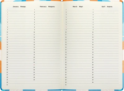 Ежедневник Deli COLORING CN148 A5 обложка картон 136стр. зеленый