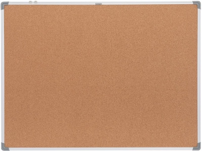 Доска пробковая Deli E39054 пробка 90x120см алюминиевая рама