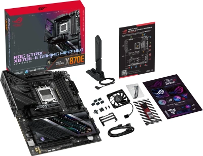 Материнская плата Asus ROG STRIX X870E-E GAMING WIFI7 NEO Socket AM5 AMD X870E 4xDDR5 ATX AC`97 8ch(7.1) 5Gigabit RAID+HDMI