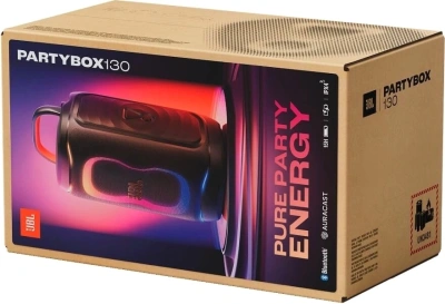 Минисистема Hi-Fi JBL PartyBox Club 130 черный 200Вт USB BT