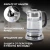 Чайник электрический Hyundai HYK-G8407 1.8л. 2200Вт черный/прозрачный корпус: стекло Чайник электрический Hyundai HYK-G8407 1.8л. 2200Вт черный/прозрачный корпус: стекло