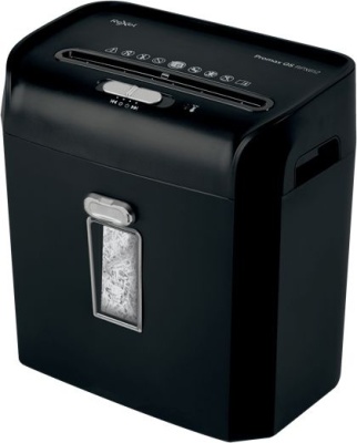 Шредер Rexel Promax QS 6/12 X EU черный (секр.P-4) фрагменты 6лист. 12лтр. скрепки скобы пл.карты