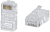 Коннектор Cabeus (8P8C-C6) кат.6 RJ45 прозрачный