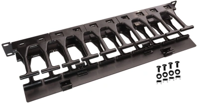 Кабельный органайзер Lanmaster LAN-ORG-PF/S-1U пальцы 1U шир.:19" глуб.:106мм