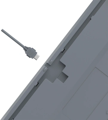 Клавиатура A4Tech FS300 механическая черный/серый USB for gamer LED (FS300 PANDA ROCK) кабель 1.8м