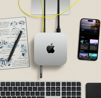 ПК Apple Mac mini A3238 M4 10 core (4.41) 16Gb SSD512Gb 10 core GPU macOS GbitEth WiFi BT серебристый (MU9E3LL/A)