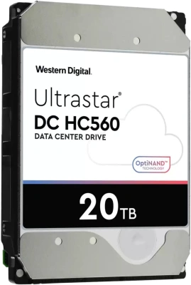 Жесткий диск WD SATA-III 20TB 0F38785/0F38643 WUH722020BLE6L4 Server Ultrastar DC HC560 512E (7200rpm) 512Mb 3.5"