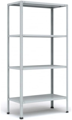 Стеллаж Практик MS Standart 200KD/100x50/4 пол.:4 разборная 2000x1000x500мм серый (S24099245402)