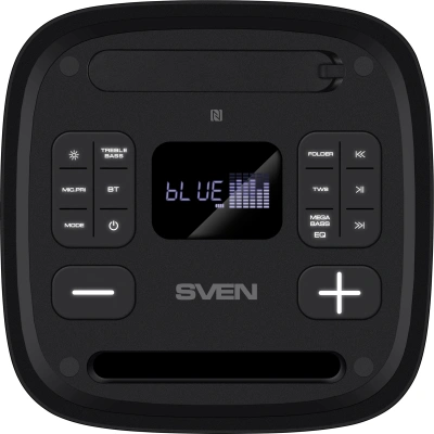 Колонка порт. Sven АС PS-950 черный 160W Mono BT/3.5Jack 8800mAh (SV-022396)