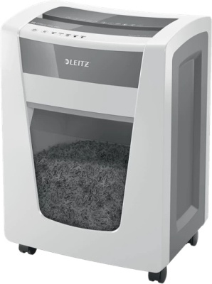 Шредер Leitz IQ Office Pro (секр.P-5) фрагменты 15лист. 30лтр. скрепки скобы