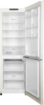 Холодильник LG GA-B419SEJL 2-хкамерн. бежевый глянц. инвертер