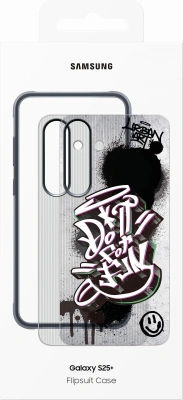 Чехол (клип-кейс) Samsung для Samsung Galaxy S25+ Rugged Flipsuit Case S25+ черный/прозрачный (EF-JS936CBEGRU)