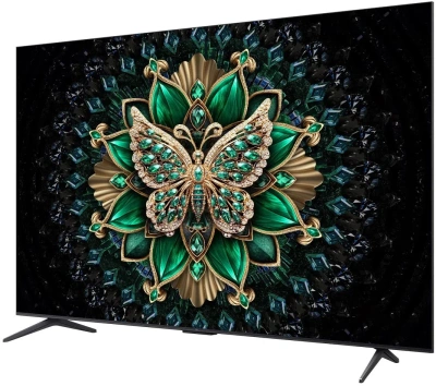 Телевизор LED TCL 98" 98C6K QD-Mini LED Frameless черный 4K Ultra HD 144Hz MEMC DVB-T DVB-T2 DVB-C DVB-S DVB-S2 USB WiFi Smart TV