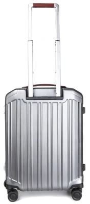 Чемодан Piquadro PQ-LM (BV4425PQLM/NCU) 40x55x20см 37л. 3.46кг. поликарбонат/натур.кожа темно-серый