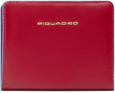 Кошелек женский Piquadro Blue Square PD6660B2R/R красный натур.кожа