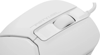 Мышь A4Tech Fstyler FM12S белый оптическая 1200dpi silent USB 3but (FM12S WHITE)