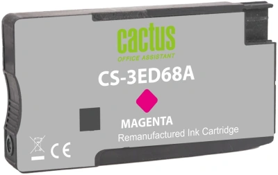 Картридж струйный Cactus CS-3ED68A 712 пурпурный (29мл) для HP DJ T230/T630/T650 с чипом