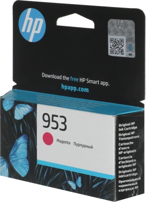 Картридж струйный HP 953 F6U13AE пурпурный (700стр.) для HP OJP 8710/8715/8720/8730/8210/8725