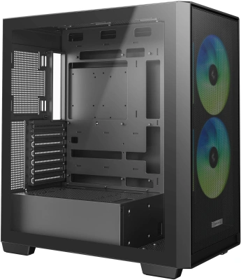 Корпус Deepcool CG580 MESH 2F черный без БП ATX 10x120mm 3x140mm 2xUSB3.0 audio bott PSU