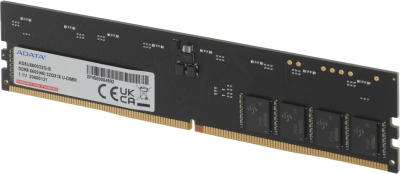 Память DDR5 32GB 5600MHz A-Data AD5U560032G-S RTL PC5-44800 CL46 DIMM UDIMM 288-pin 1.1В single rank Ret
