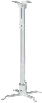Кронштейн для проектора Buro PR04-100W белый макс.20кг потолочный поворот и наклон