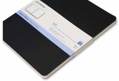 Блокнот для рисования Moleskine ART CAHIER SKETCH ALBUM ARTSKA5 190x190мм обложка картон 88стр. черный