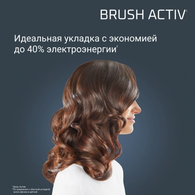 Фен-щетка Rowenta UB9530F0 1000Вт черный/серебристый (1830009250)