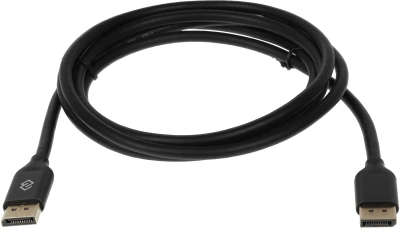 Кабель аудио-видео Digma V1.4 DisplayPort (m)/DisplayPort (m) 2м. черный (D-DP-V1.4-2M)