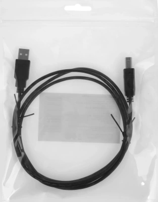 Кабель KingPrice KP-AmBm-v2-1.5m ver2.0 USB A (m) USB B(m) 1.5м черный