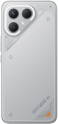 Смартфон Tecno Pova 7 Pro 5G 256Gb 12Gb серый моноблок 3G 4G 2Sim 6.78" 1224x2720 Android 15 64Mpix 802.11 a/b/g/n/ac/ax NFC GPS GSM900/1800 Protect